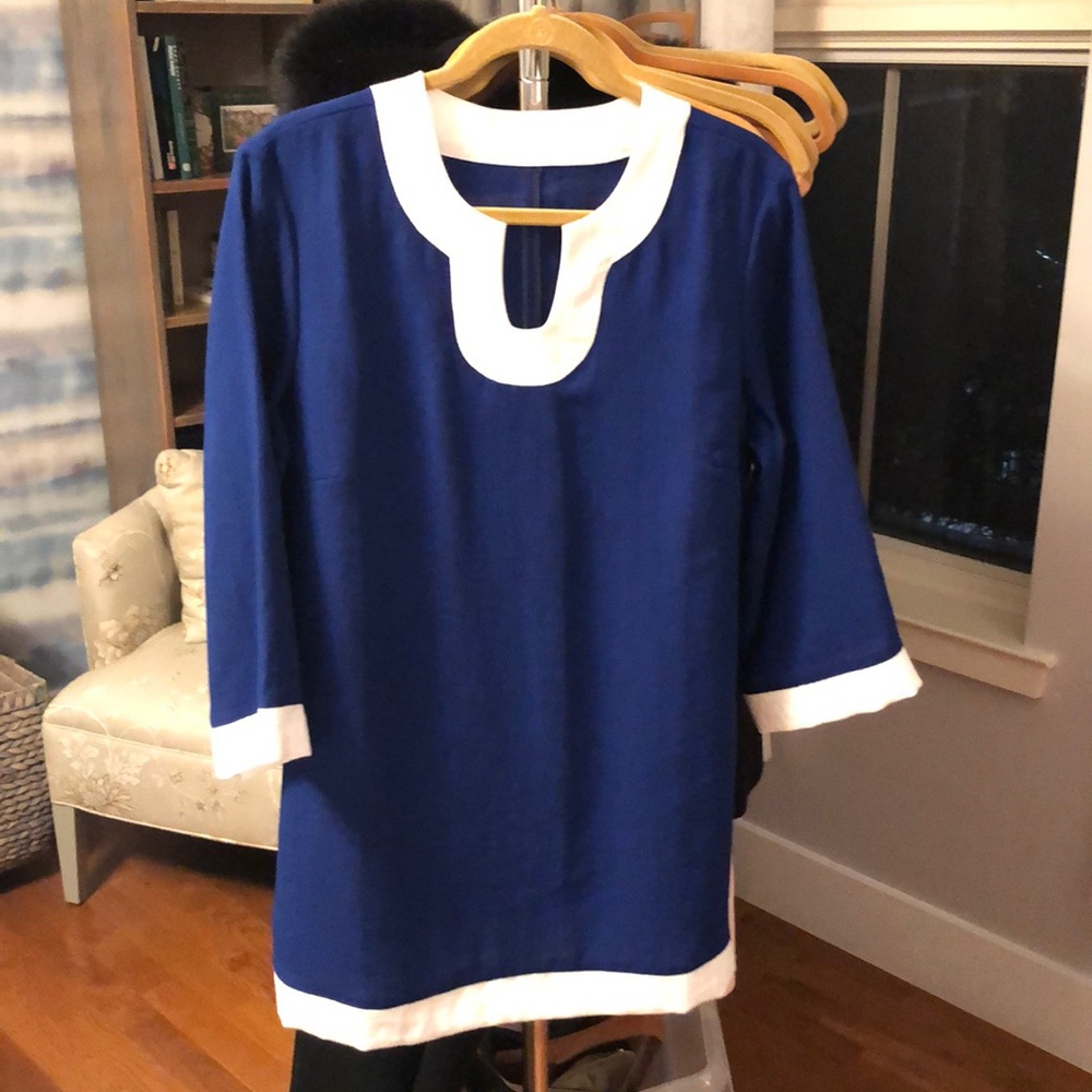 Blue Linen Tunic